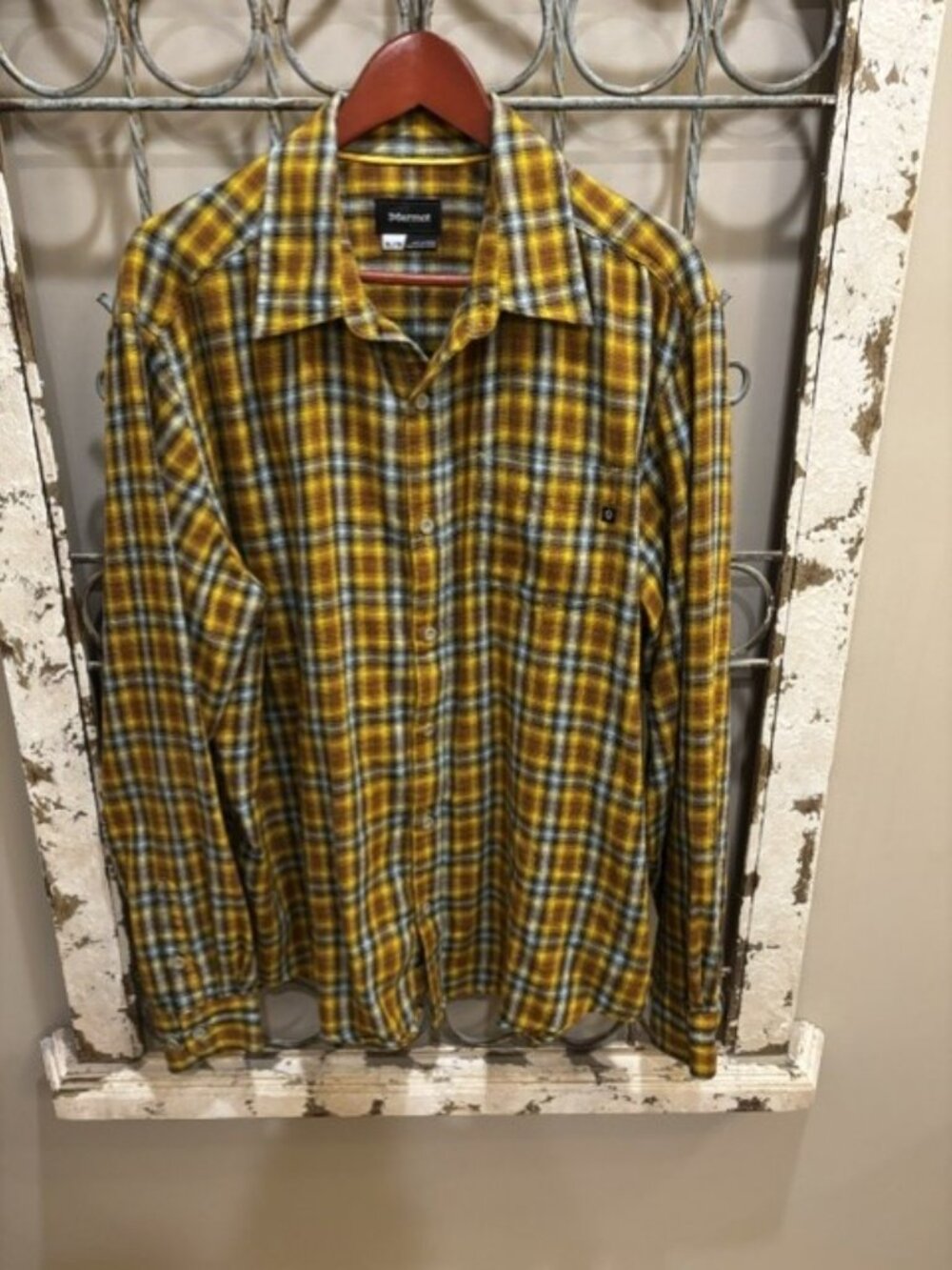 MARMOT MENS L/S PLAID SHIRT- XL